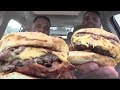 Eating Five Guys A1 Double Bacon Cheeseburgers @hodgetwins