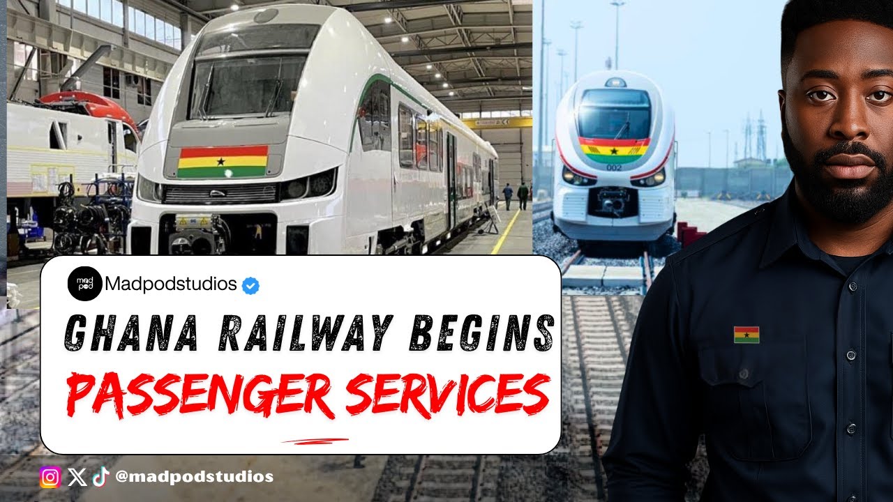 THE GHANA RAILWAY DEVELOPMENT AUTHORITY has Officially launched its passenger train services