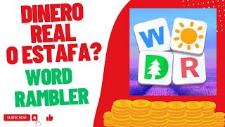 Word Rambler: ¿Transforma Palabras en Ganancias o es Solo un Juego de Letras [Review Honesta]