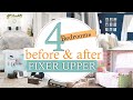 4 Extreme Fixer Upper Bedrooms | BEFORE AND AFTER BEDROOM MAKEOVERS | Fixer Upper Home