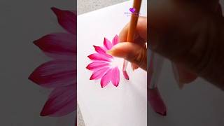 Pink Bloom🌸 #painting #flowerpainting #artwork #artvideo