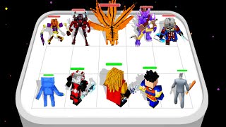 MERGE SKIBIDI TOILET PART 2 - BATTLE MERGE 😁 TOILET LORE RUN GAMEPLAY LEVEL UP screenshot 4