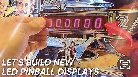 New LED Pinball Machine Displays - Come On In and Let