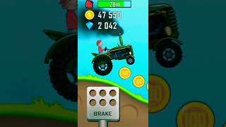 Hill climb racing Tractor video games #hillclimbracing #hillclimb #shorts #shortsfeed screenshot 5