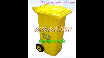 Thùng rác nhựa giá siêu rẻ dung tích 60L, 90L, 120L, 240L và 660L - 0120.865.2740 Huyền