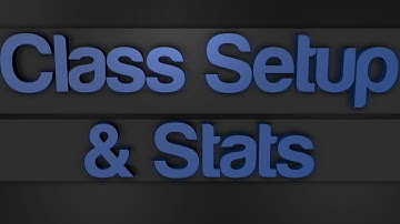 MW3 Combat Record - Class Setups