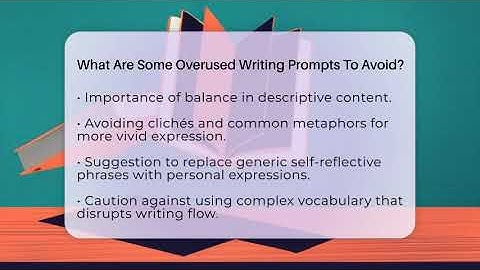What Are Some Overused Writing Prompts To Avoid? - The Prose Path