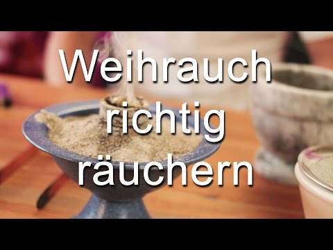 Video: Harz-Weihrauch ohne Holzkohle verbrennen – wikiHow