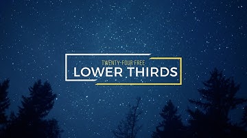 24 Free Lower Thirds for After Effects | RocketStock.com