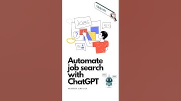Stop Scrolling & Let ChatGPT Hunt Jobs for You | Learn How to Automate Your Job Search with AI #ai