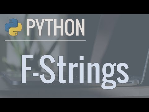 Video: Bagaimana Anda mengetik string F dengan Python?