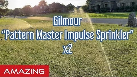 Gilmour Pattern Master Impulse Sprinklers
