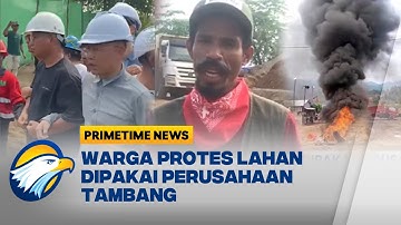 Aksi Protes Lahan Tambang Ricuh, Aparat Turun Mengamankan Karyawan Tambang  - [Primetime News]