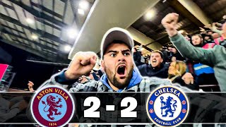 VAR Cancels Late Disasi WINNER! Disgusting Referee 😤 | Aston Villa 2-2 Chelsea Match Day Vlog (Alex)