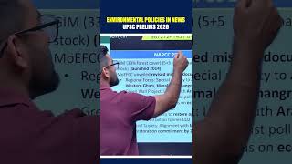 Environmental Policies in News | UPSC Prelims 2026