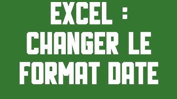 Changer le format de la date sur Excel 2013 S01E46