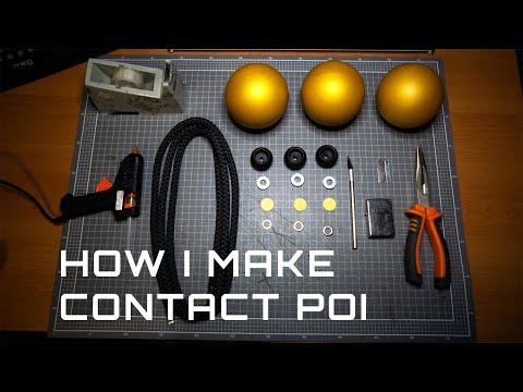 How I make contact poi // No Epoxy VPC Build