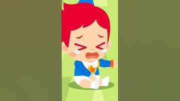 Baby Tony is Crying 👶🍼 Taking Care of Baby Song #JunyTony #Shorts