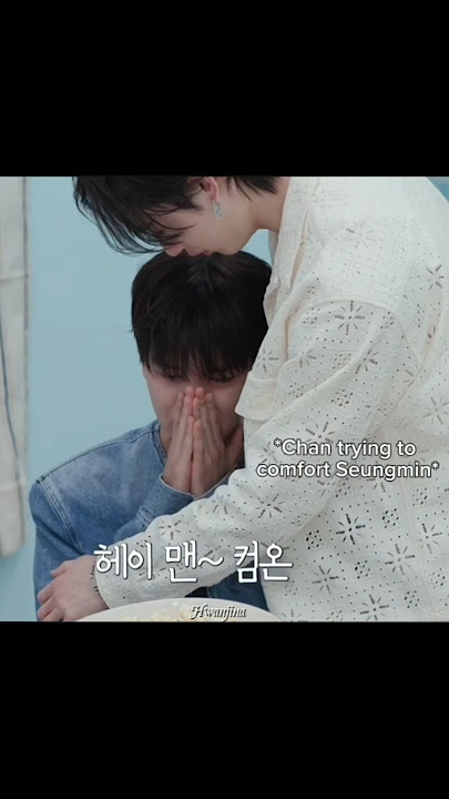 Seungmin crying because him and Chan fought in the studio 😢 #straykids #seungmin #bangchan #chanmin