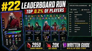 #22 Leaderboard Endless Run (Top 0.2%) + FREE Written Guide & Best Endless Build