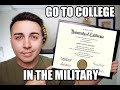 HOW I GOT MY DEGREE WHILE IN THE MILITARY FOR FREE?