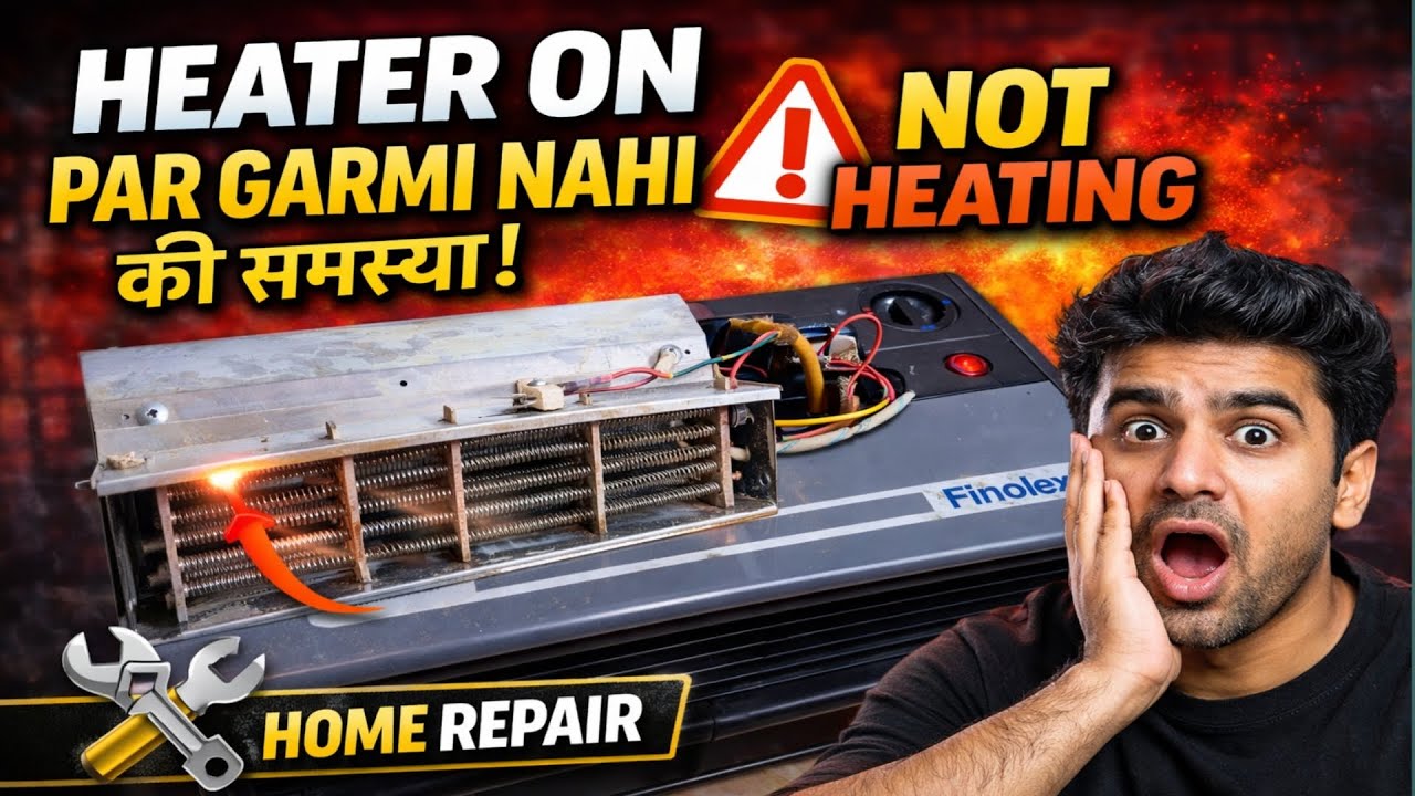 Heat Convector ON But No Heating | Room Heater Power ON But Heat Nahi Aa Rahi?