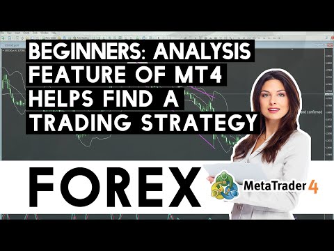 Beginners - Analysis Feature of MT4 Helps You Fund A Trading Strategy!