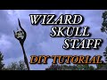 Wizard Skull Staff Tutorial - 7ft Tall!
