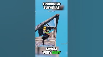 Freebuild Tutorial | Level Very Easy #fortnite #freebuild #tutorial #easy #learn #practice #kbm