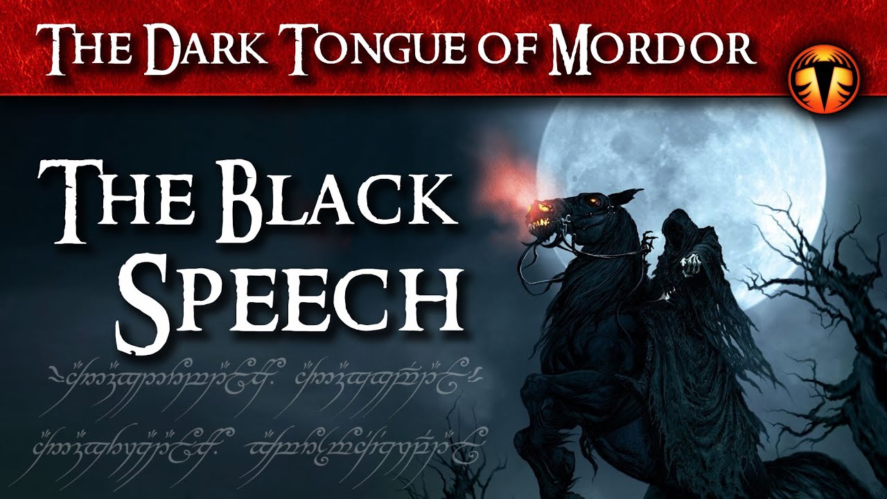 black speech of mordor words