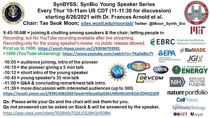 SynBYSS with Dr. Caitlin Deane (Nature Chemical Bi...