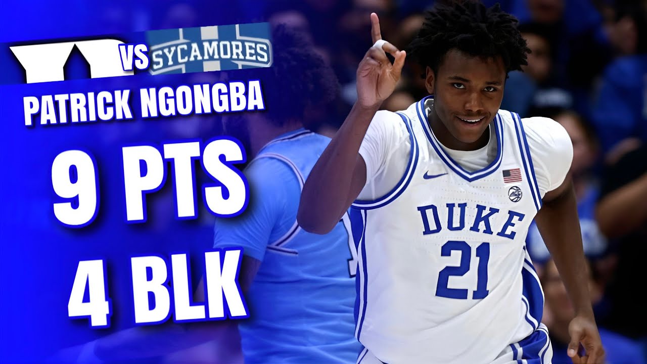 Патрик Нгонгба Дьюк: лучшие моменты против Индиана Стэйт