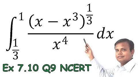Integrals Exercise 7.10 Q9 NCERT Class 12 | IIT JEE