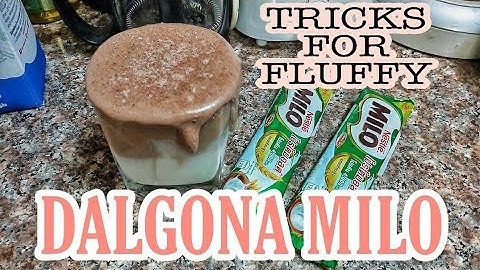 DALGONA MILO | HOW TO MAKE DALGONA MILO | TRENDING DALGONA MILO | TIKTOK VIRAL COFFEE