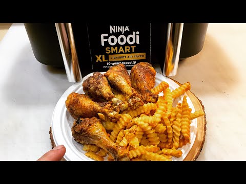 Air fryer  Chicken tenders & fries (Ninja® Foodi® 2-Basket Air Fryer) 