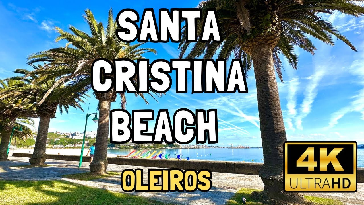 SANTA CRISTINA WALK | 9 AM at the BEACH 🏝️| NATURE| Summer in A Coruña ☀️