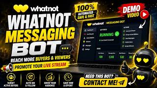 Whatnot Messaging Bot | Reach More Buyers and viewers | Promote Your Live Stream screenshot 4