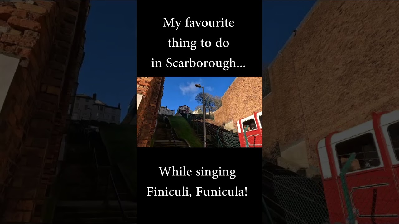 Scarborough's Funicular...such fun! 