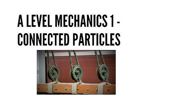 Mechanics 1 - Connected particles 2