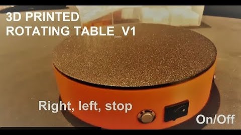 Rotating Table DIY - photogrammetry🎥🤗⚡️