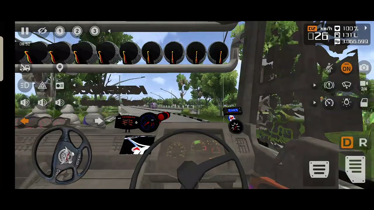 เอารถพ่วงดั๊มพ์มารับผู้โดยสาร BUSSID 