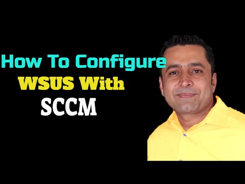 Configuring WSUS  How To Configure WSUS with SCCM  Config Mgr