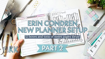 Erin Condren Planner Setup for Functional Planning Notes Page Simple EC Monthly Planner Move In