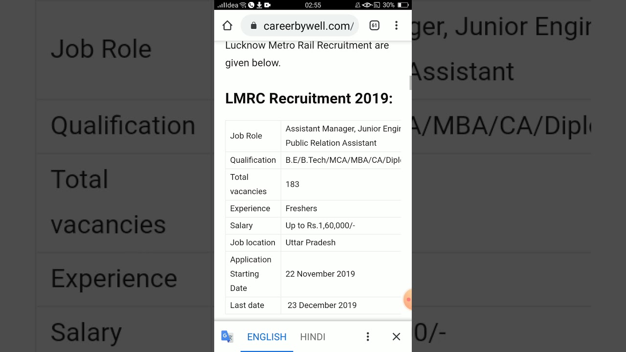 Lmrc recruitment 2019, salary - rupees 50000/- no interview/ B .E / B.Tech diploma/ latest job 2019