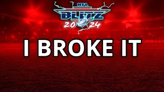 Accidently Broke NFL BLITZ...