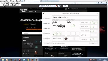 How to get Custom Coloured Class in Black Ops 2