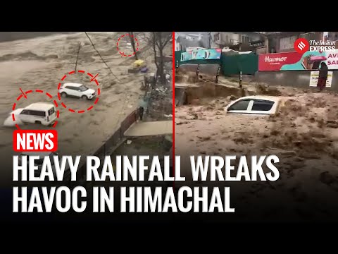 Heavy Rain Triggers Havoc In Himachal Pradesh; Vehicles Swept Away in Kullu Amid Orange Alert