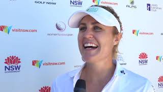 Camilla Lennarth Interview Round 1 | New South Wales Ladies Open