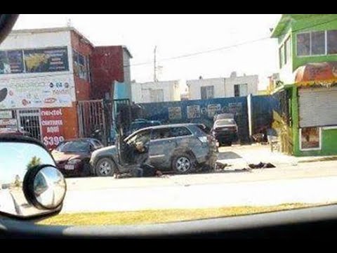 Graban instante del tiroteo en Tamaulipas