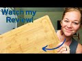 Honest review-Large Bamboo Cutting Board